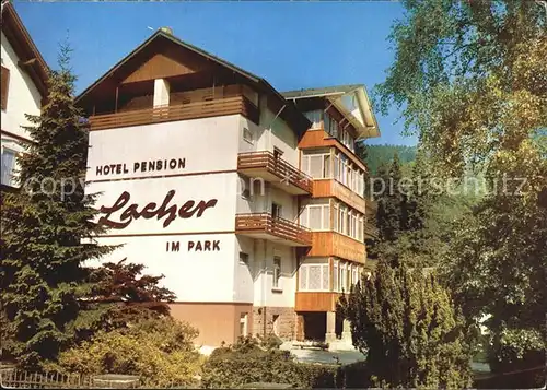 Bad Herrenalb Hotel Pension Lacher im Park Kat. Bad Herrenalb
