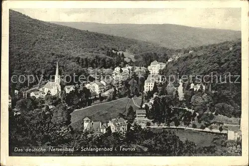 Schlangenbad Taunus Gesamtansicht  Kat. Schlangenbad