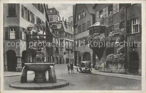 Stuttgart Altstadt  Kat. Stuttgart