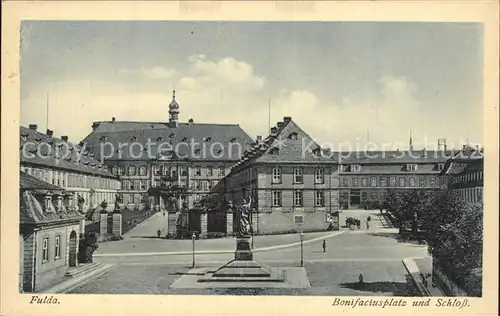 Fulda Bonifaciusplatz Schloss Kat. Fulda