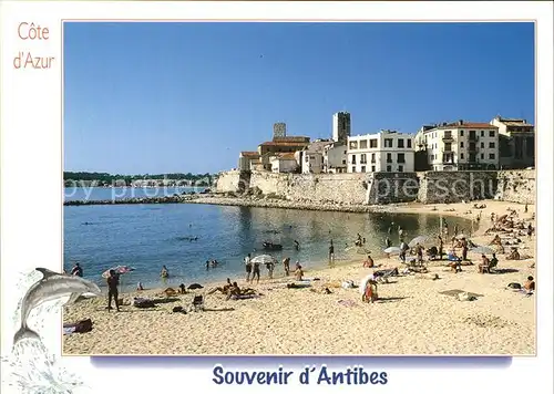 Antibes Alpes Maritimes Strand Kat. Antibes