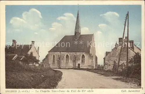 Salbris Chapelle Notre Dame de Pitie du XV siecle Kat. Salbris