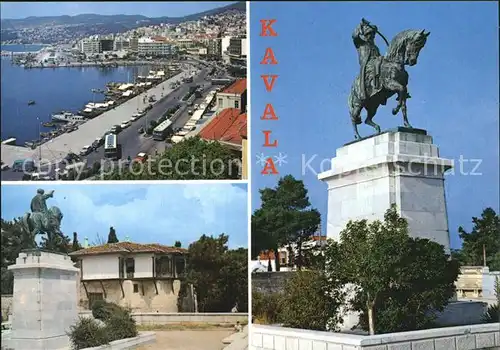 Kavala Cavala Hafen Monument Kat. Kavala