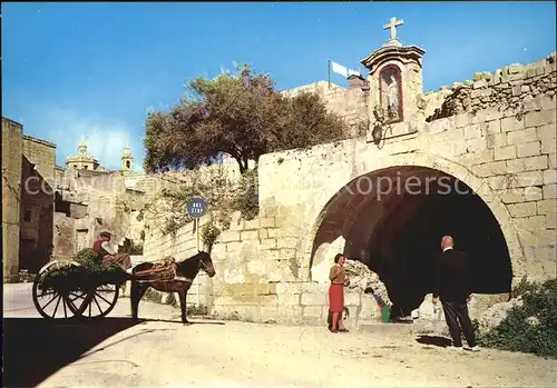 Gozo Malta ?ffentlicher Waschplatz zur Zeit der Ritter Kat. Malta