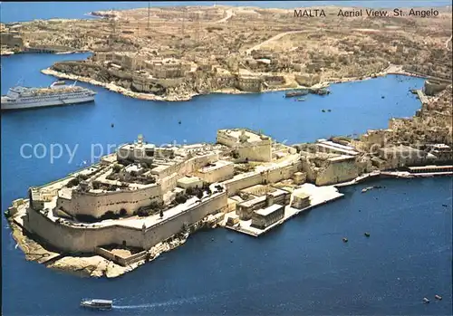 Malta Fliegeraufnahme St. Angelo Kat. Malta