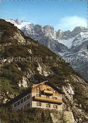 Karwendelhaus Panorama Kat. Karwendel Scharnitz