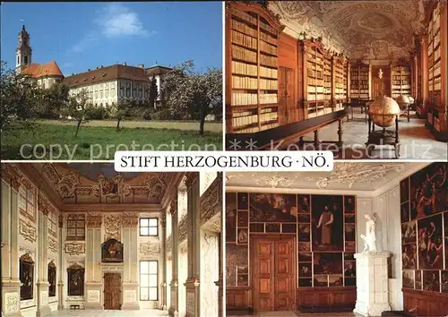 Herzogenburg Stift Chorherrenstift Festsaal Biliothek Kat. Herzogenburg