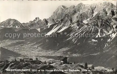 Dachstein Gebirge Krummholzhuette Kat. Oesterreich