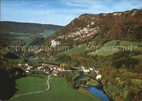 Goumois Franches Montagnes Grenze Frankreich Schweiz Kat. Goumois