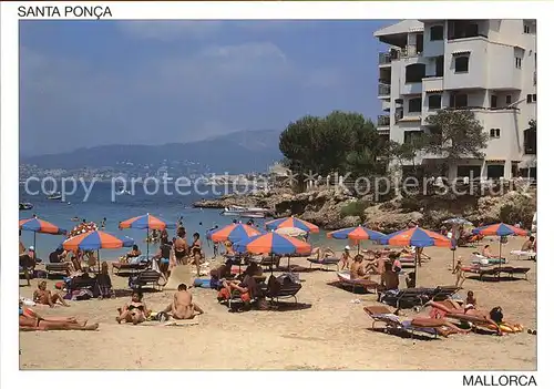 Santa Ponsa Mallorca Islas Baleares Strand Kat. Calvia