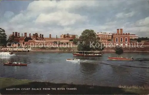 Hampton Court Palace from the River Thames Kat. Herefordshire County of