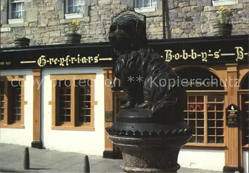 Edinburgh Greyfriars Bobby Statue Kat. Edinburgh
