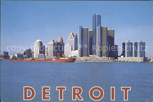 Detroit Michigan Skyline  Kat. Detroit