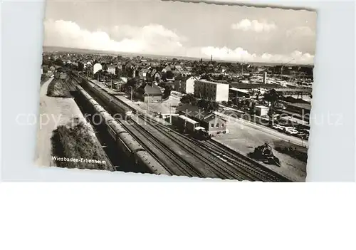 Erbenheim Panorama Bahnhof Kat. Wiesbaden