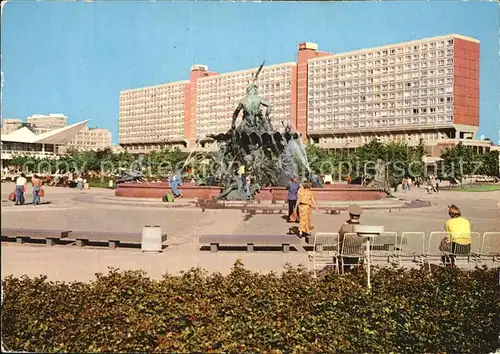 Berlin Neptunbrunnen mit Rathauspassage Kat. Berlin