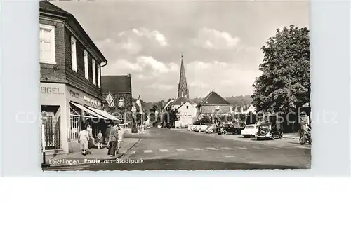 Leichlingen Rheinland Partie am Stadtpark Kat. Leichlingen (Rheinland)