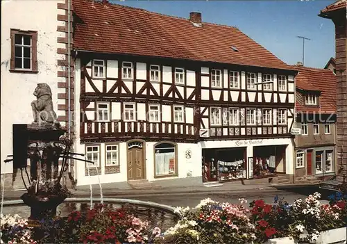 Tann Rhoen Marktbrunnen Elf Apostel Haus Kat. Tann (Rhoen)