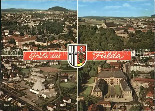 Fulda Kloster Frauenberg Dom Stadtschloss Kat. Fulda