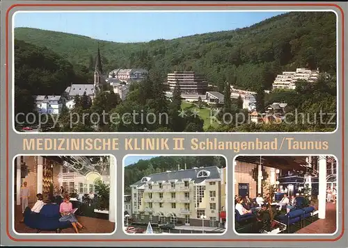 Schlangenbad Taunus Klinik Zentrum fuer Rheumatologie Kat. Schlangenbad