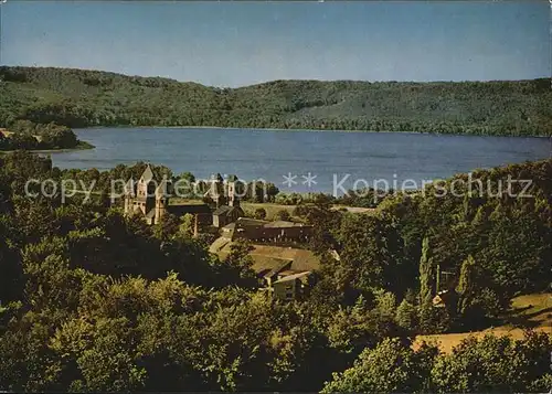 Maria Laach Glees Blick von Suedwesten