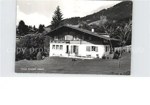 Gstaad Chalet Elisabeth Kat. Gstaad