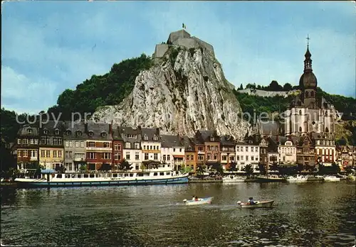 Dinant Wallonie Maas Schloss Stiftskirche Kat. Dinant