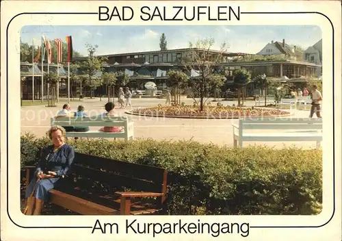 Bad Salzuflen Kurparkeingang Kat. Bad Salzuflen