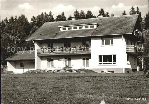 Koenigsfeld Schwarzwald Hotel Haus Parkblick  Kat. Koenigsfeld im Schwarzwald