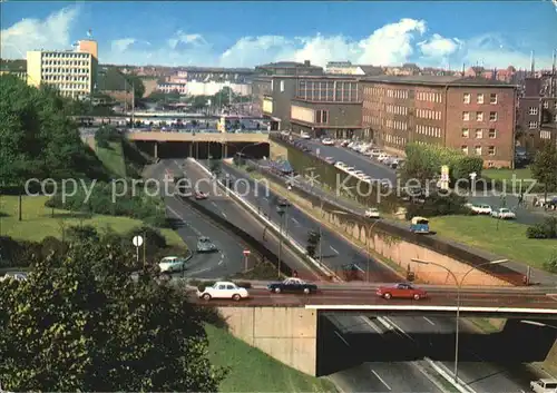 Duisburg Ruhr Stadtautobahn Hauptbahnhof Kat. Duisburg