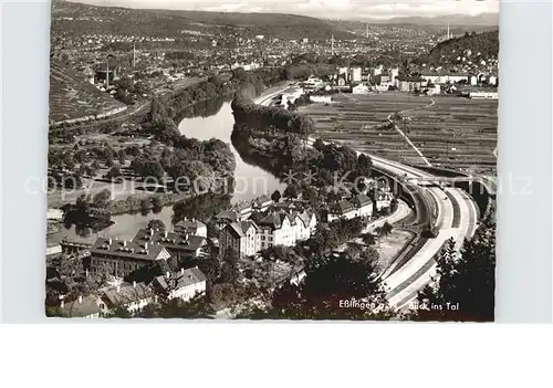 Esslingen Neckar Fliegeraufnahme Kat. Esslingen am Neckar