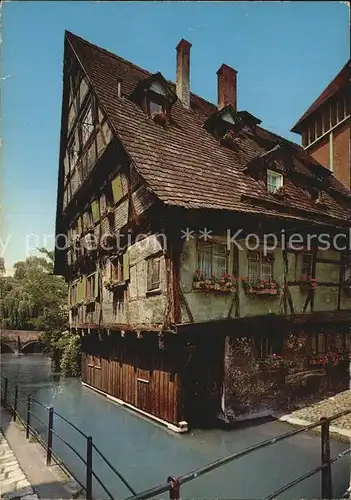 Ulm Donau Altes Haus an der Blau Kat. Ulm