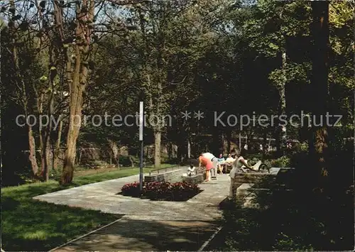 Gemuend Eifel Kneipp Kurort Kurpark Kat. Schleiden