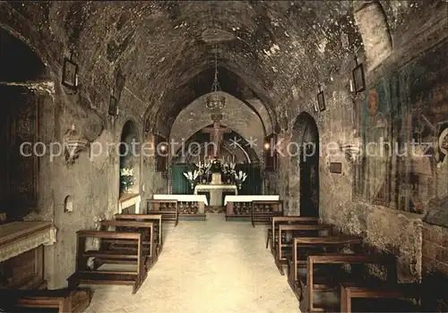 Assisi Umbria Kirche San Damiano Innen Kat. Assisi