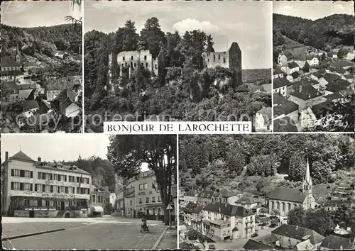 Larochette Luxembourg Burg Kirche Stadtansichten Kat. Luxemburg