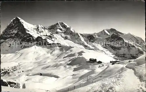 Kleine Scheidegg Interlaken Eiger Moench Jungfrau Kat. Kleine Scheidegg
