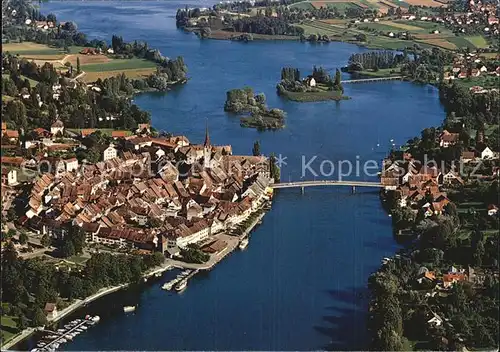 Stein Rhein Luftaufnahme Kat. Stein Rhein