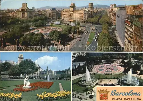 Barcelona Cataluna Plaza Cataluna Kat. Barcelona