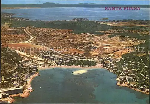 Santa Ponsa Mallorca Islas Baleares Luftaufnahme Hotelanlagen Kat. Calvia