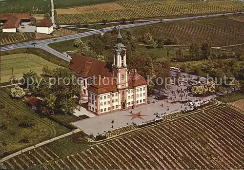 Birnau Fliegeraufnahme Kloster  Kat. Uhldingen Muehlhofen