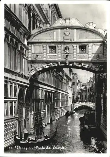 Venezia Venedig Ponte dei Sospiri Kat. 