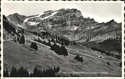 Les Diablerets Vus de la Region de Bretaye