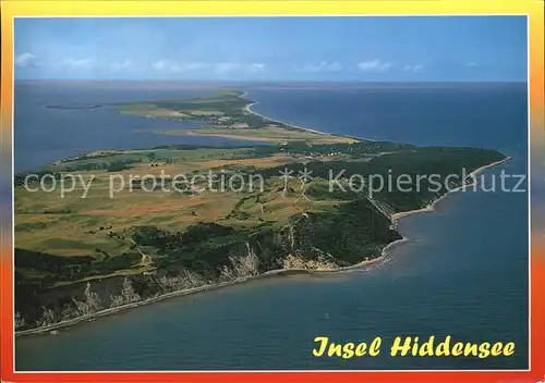 Dornbusch Hiddensee Fliegeraufnahme Kat. Insel Hiddensee