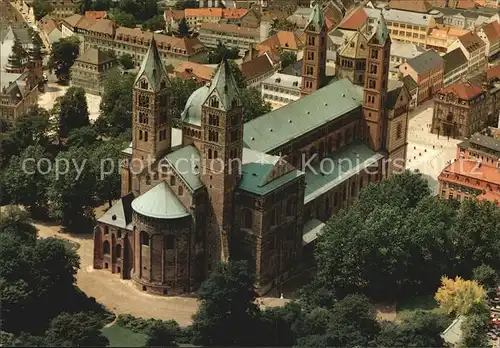 Speyer Rhein Fliegeraufnahme Kaiserdom Kat. Speyer