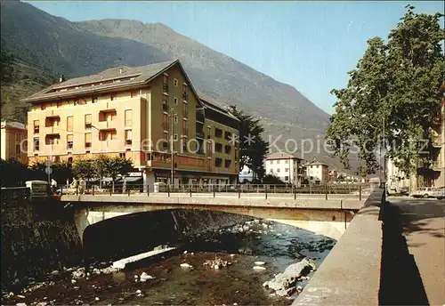 Tirano Ponte sul fiume Adda Bruecke Kat. Sondrio