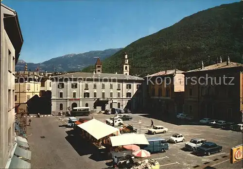 Tirano Piazza Cavour Platz Kat. Sondrio