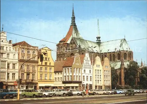 Rostock Mecklenburg Vorpommern Ernst Thaelmann Platz Kirche Kat. Rostock