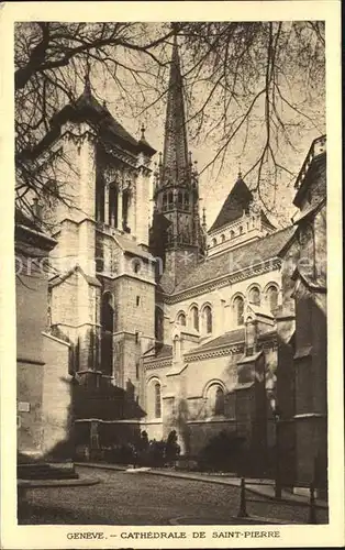 Geneve GE Cathedrale de Saint Pierre Kat. Geneve