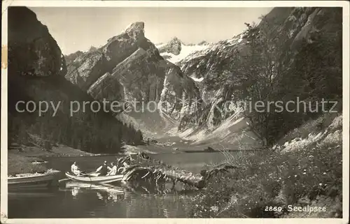 Seealpsee Panorama Bootspartie Kat. Schwende