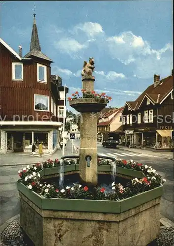 Braunlage Am Brunnen Kat. Braunlage Harz