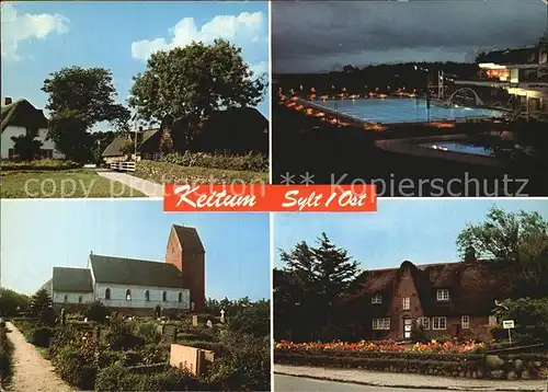 Keitum Sylt Schwimmbad Kat. Sylt Ost